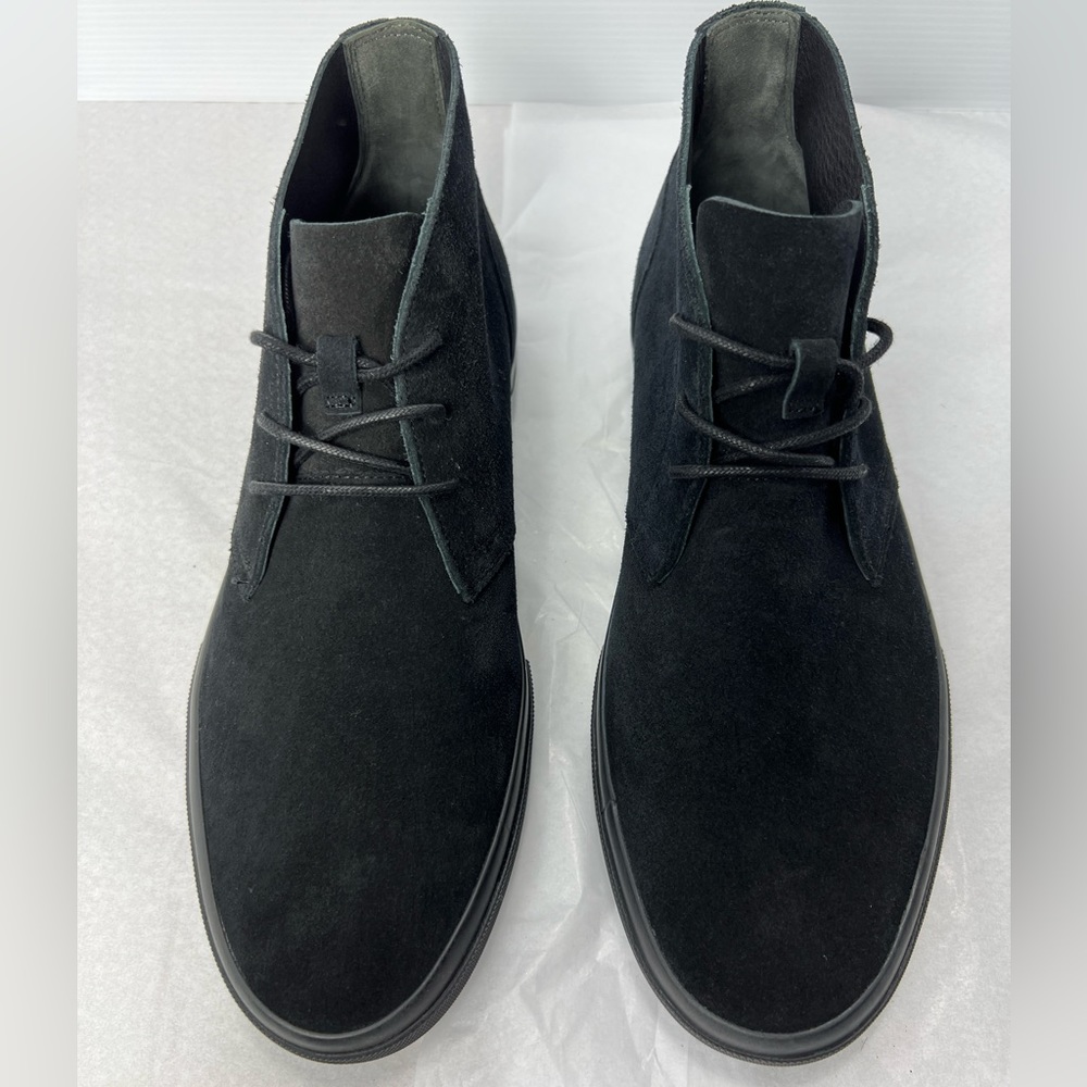 Vince , suede Chaka boot, size 10, color black.